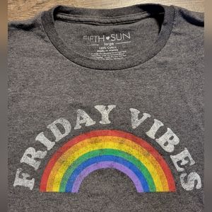 Fifth Sun Large Fiday Vibes Tee Shirt
